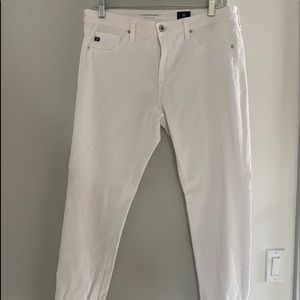AG white jeans! Wear now and in the summer!